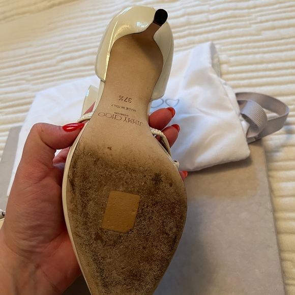 Jimmy Choo Aurelie 65MM patent bridal shoes - Picture 8 of 11